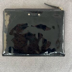 Kate Spade Black and Cream Interior Clutch